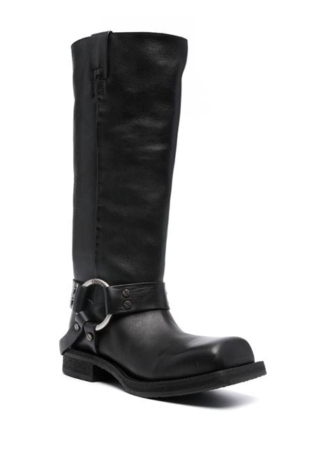 Black 30mm knee-high leather boots Acne Studios - women ACNE STUDIOS | AD0683900